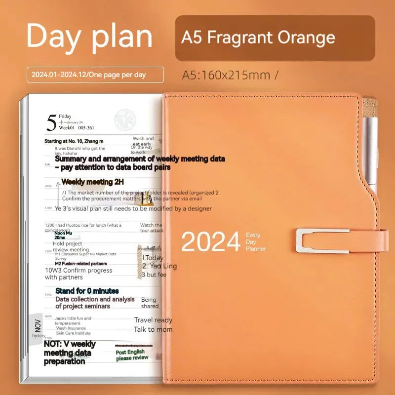 Home Fashion Simple Schedule Notebook - Bellarte Enchanté Home Fashion Simple Schedule Notebook